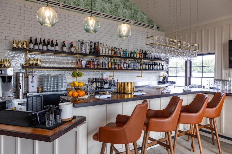 The bar at Ospi Costa Mesa.