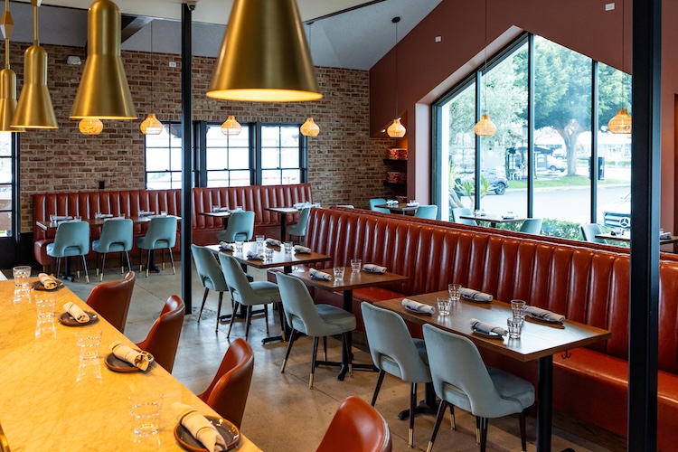 Costa Mesa restaurant interior view