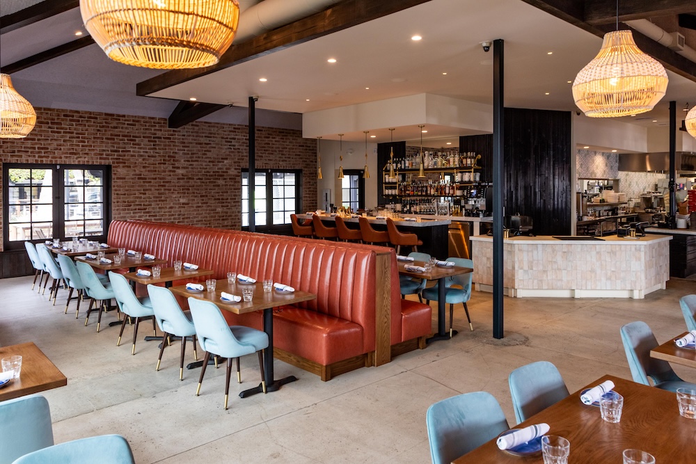 The main dining room is available for a full buyout for up to 100 guests.