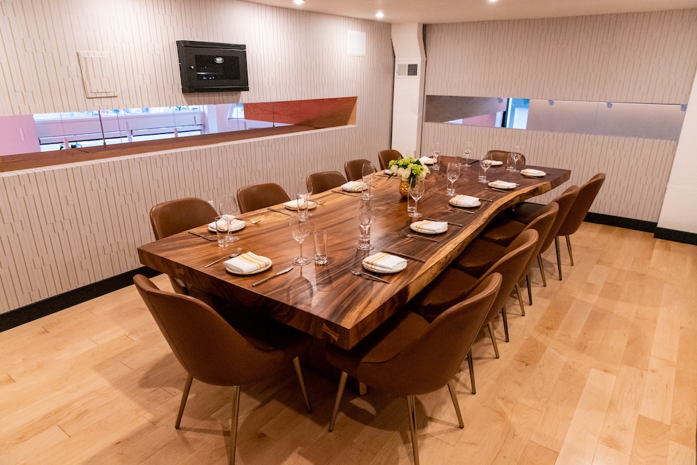 The Private Dining Room (maximum 18 persons) above our bar is ready to host your intimate dinner, business meeting or corporate gathering.
